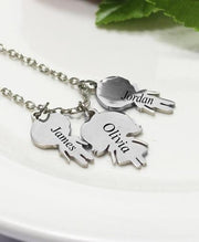 Kids silver plated necklace