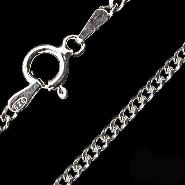 925 Sterling Silver Triple Heart Pendant Necklace With 22" Chain 