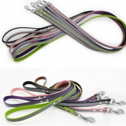 Soft Reflective Leather Dog Collar for Pet