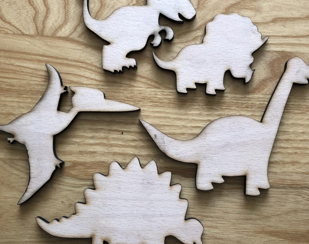 Wooden Dinosaurs Home Craft Set