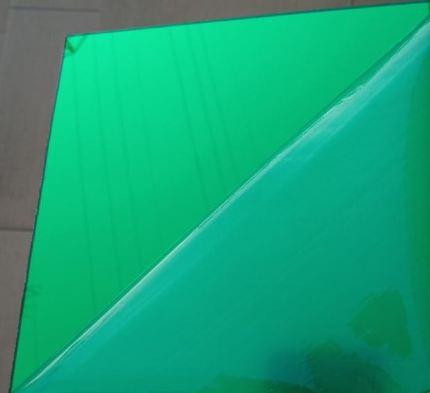 3mm Mirror Green Colour Acrylic Sheet