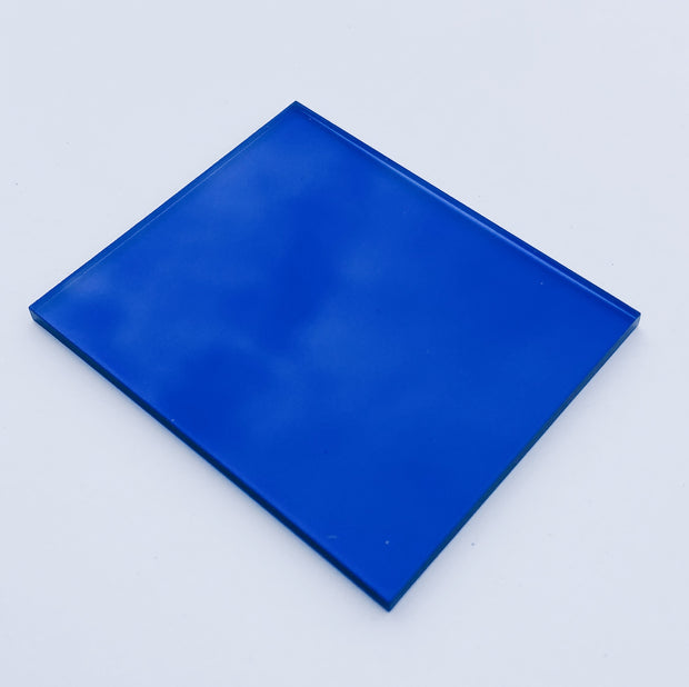 3mm Blue Transparent Colour Acrylic Sheet A1, A2, A4, A5
