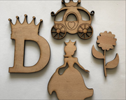 Wooden Home Craft Set - Princess Perfect for Kids and Adults