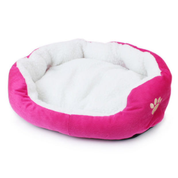 Paw Print Cosy Pet Bed