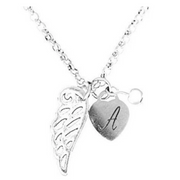 Heart Guardian wing necklace 
