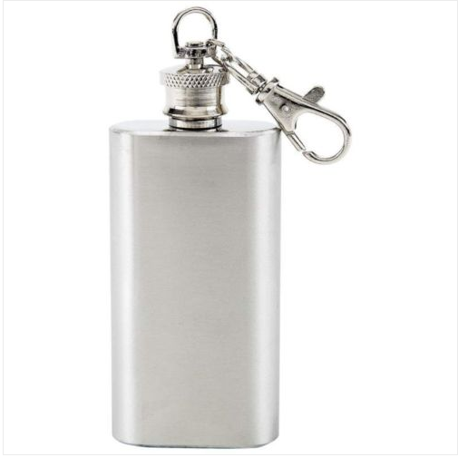 Personalized Engraved 1oz Hip Flask 