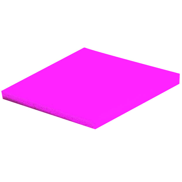 3mm Coloured Acrylic Sheet Bright Pink