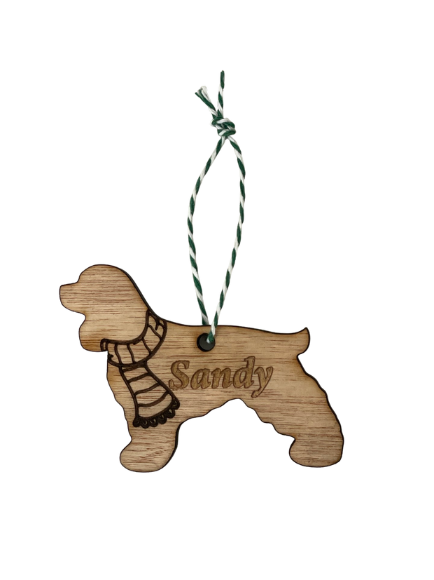 MY GIFT TREE Christmas Ornament Personalized Dog Decorating Set