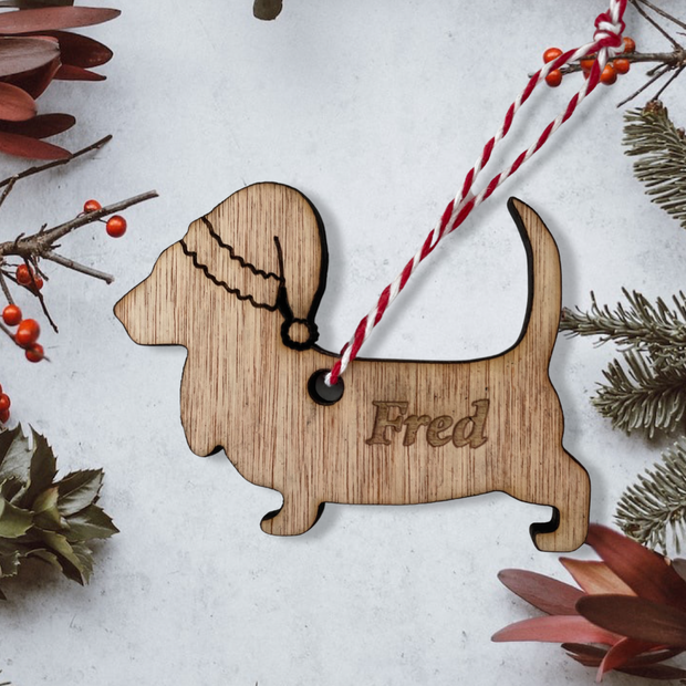 MY GIFT TREE Christmas Ornament Personalized Dog Decorating Set