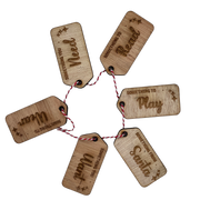 MY GIFT TREE Paper Wood Gift Tags Kraft Hang Labels