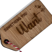 MY GIFT TREE Personalized Wooden Christmas Ornament Gift Tags