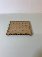 Personalized Cracker Biscuit Coasters 