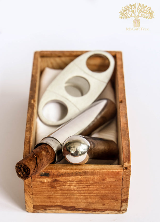 The Stainless Steel Cigar Cutter Slicer 