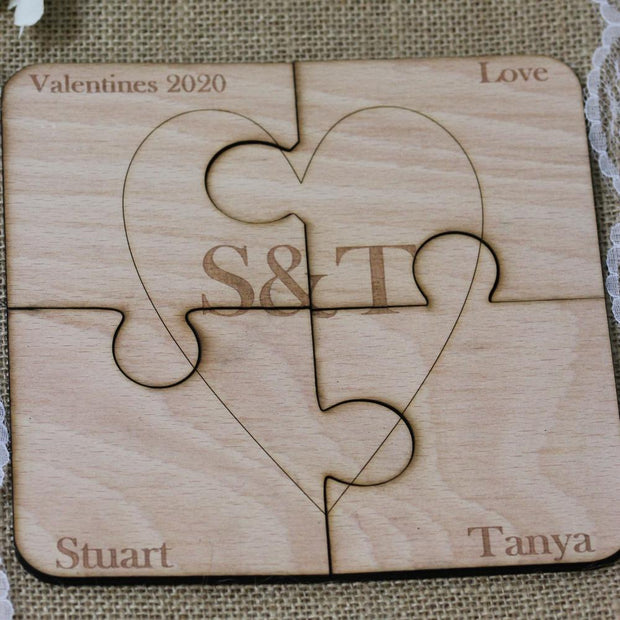 Personalised Puzzle Coasters 