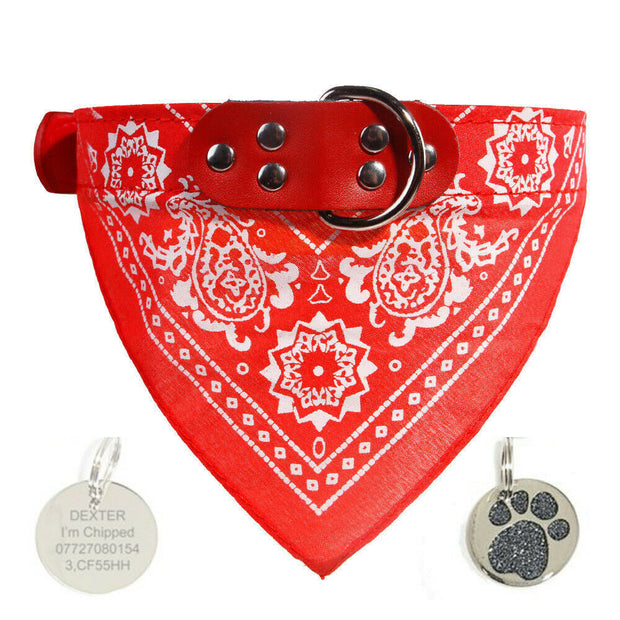 Pet Dog Collar Tag Engraved ID 25mm Large Size  