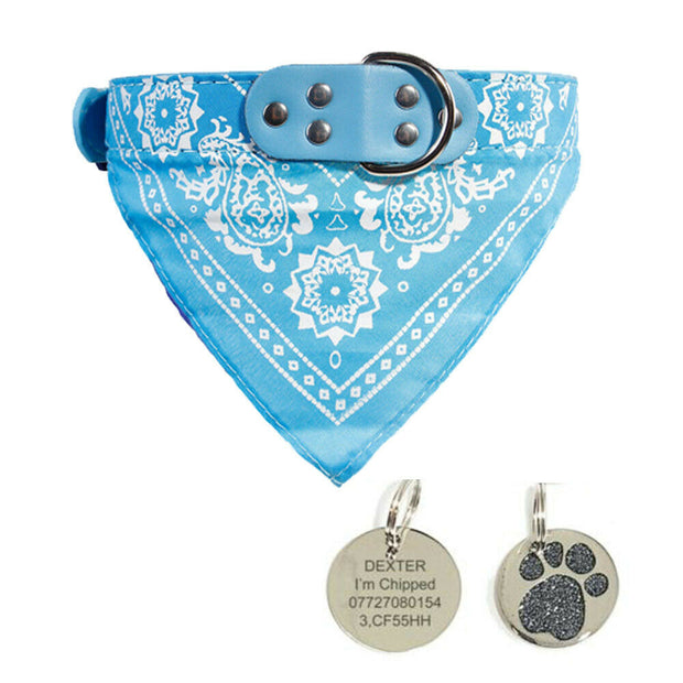 Pet Dog Collar Tag Engraved ID 25mm Large Size