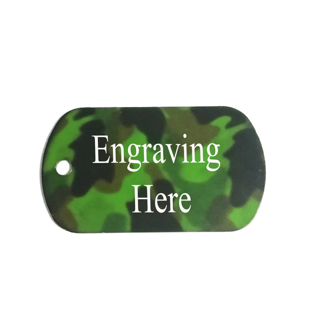 Personalised The Engraved Army Dog Tag Name Necklace