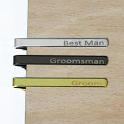 Personalised Engraved Men's Tie Clip